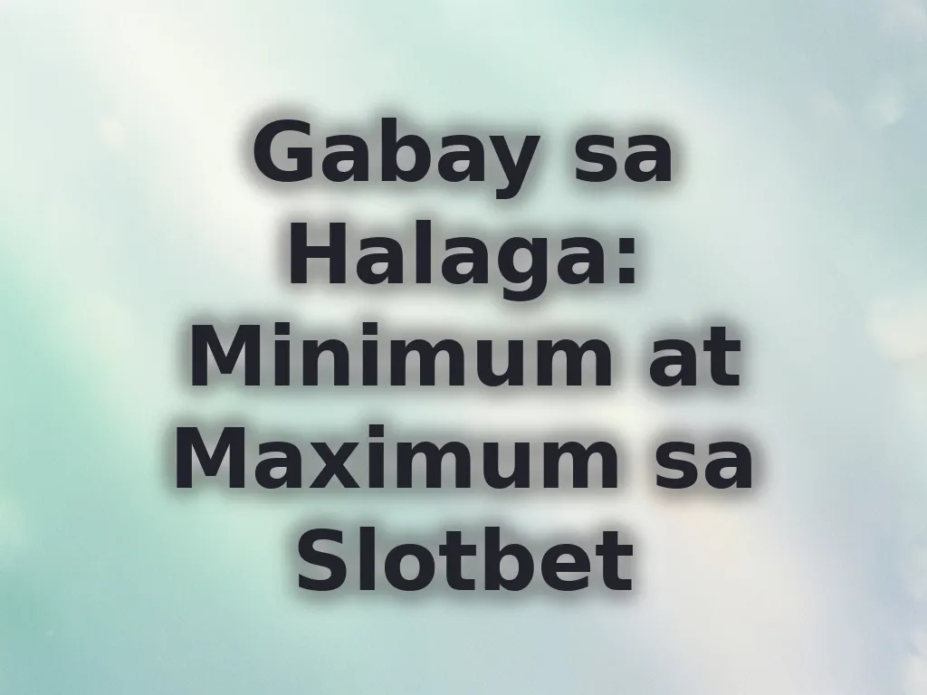 Detalye ng limitasyon sa pagbayad